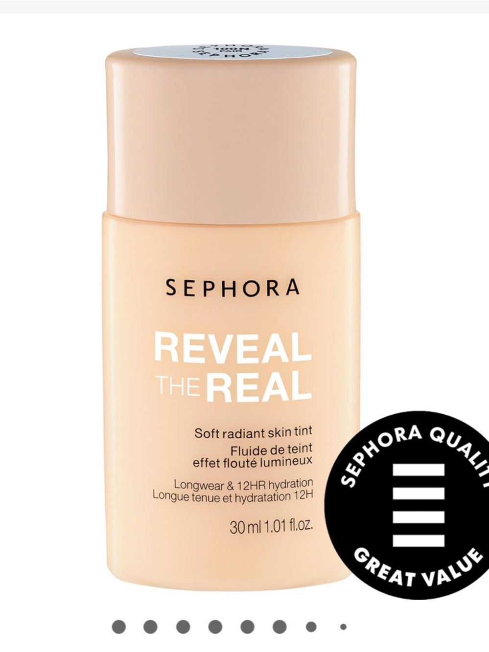 Sephora Reveal The Real Soft Radiant Skin Tint - 100N fair